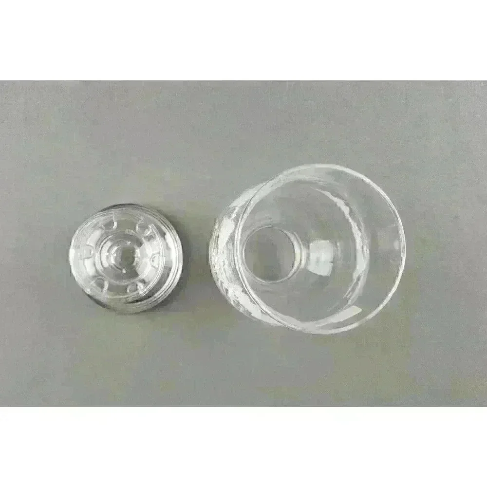 Luminarc Crystal Vintage Christmas Holiday Winter Scene Candle Hurricane Lamp - Picture 5 of 7